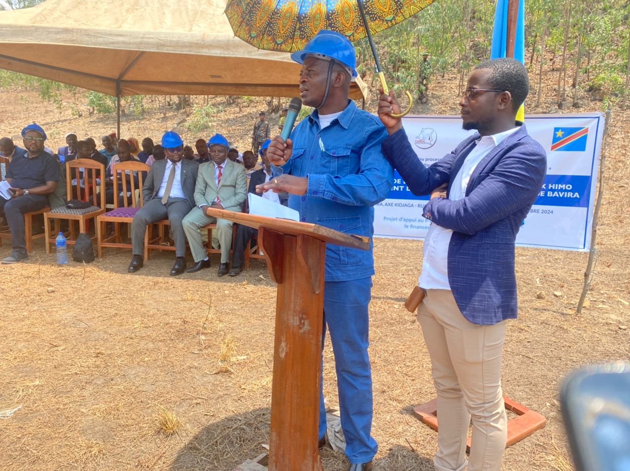 RDC/ Stabilisation : Le P-DDRCS Sud-Kivu et son partenaire OIM procèdent au lancement des travaux HIMO dans la Chefferie des Bavira