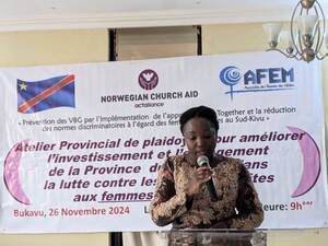 Sud-Kivu/16 Jours d&rsquo;activisme : AFEM et la division du genre unissent les efforts pour en finir avec les violences à l&rsquo;égard des femmes et jeunes filles