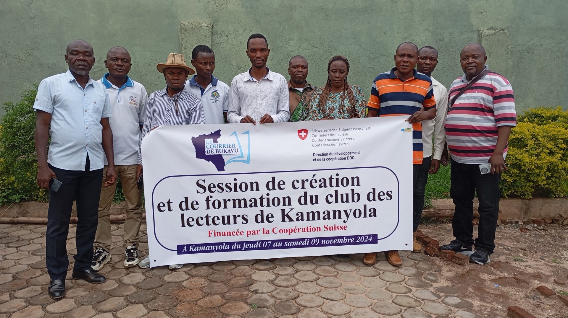 Le Magazine Le Courrier de Bukavu pose ses valises à Kamanyola, son club des lecteurs est désormais opérationnel
