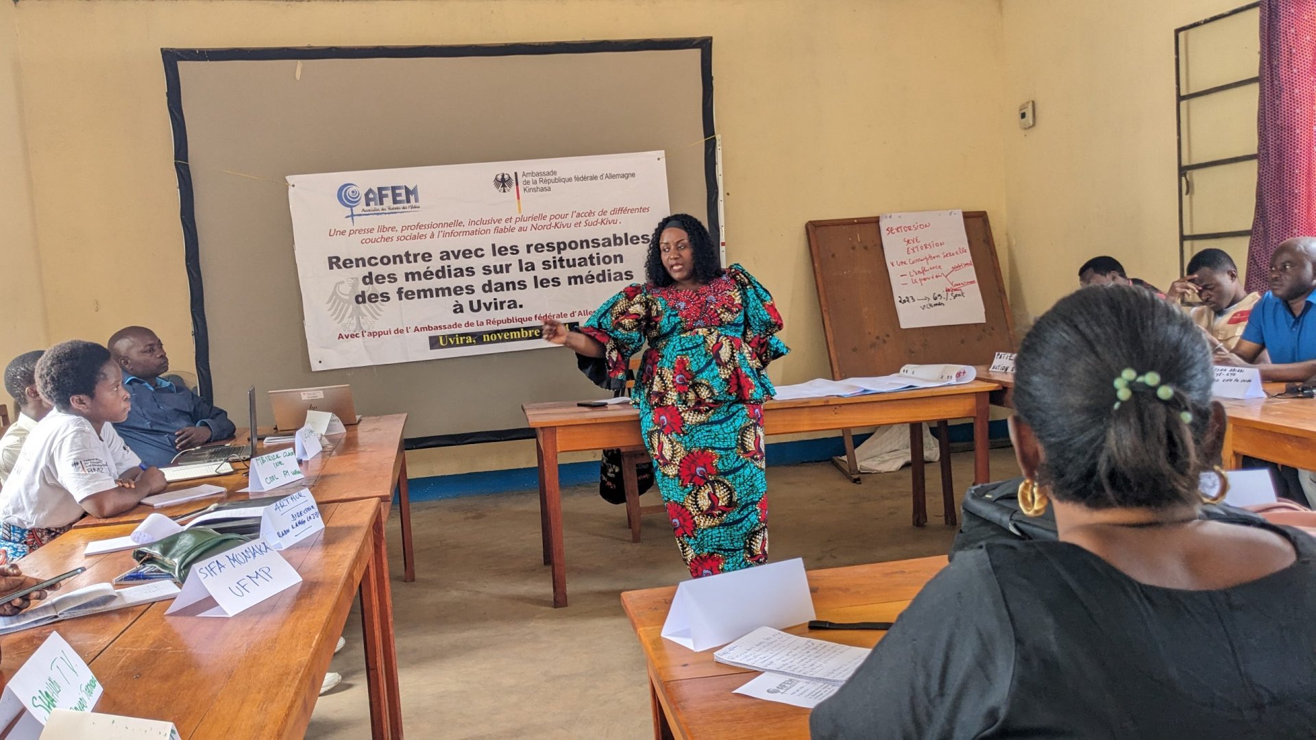 Sud-kivu : Les responsables des médias et femmes journalistes s&rsquo;engagent à combattre la sextorsion dans le paysage médiatique d&rsquo;Uvira