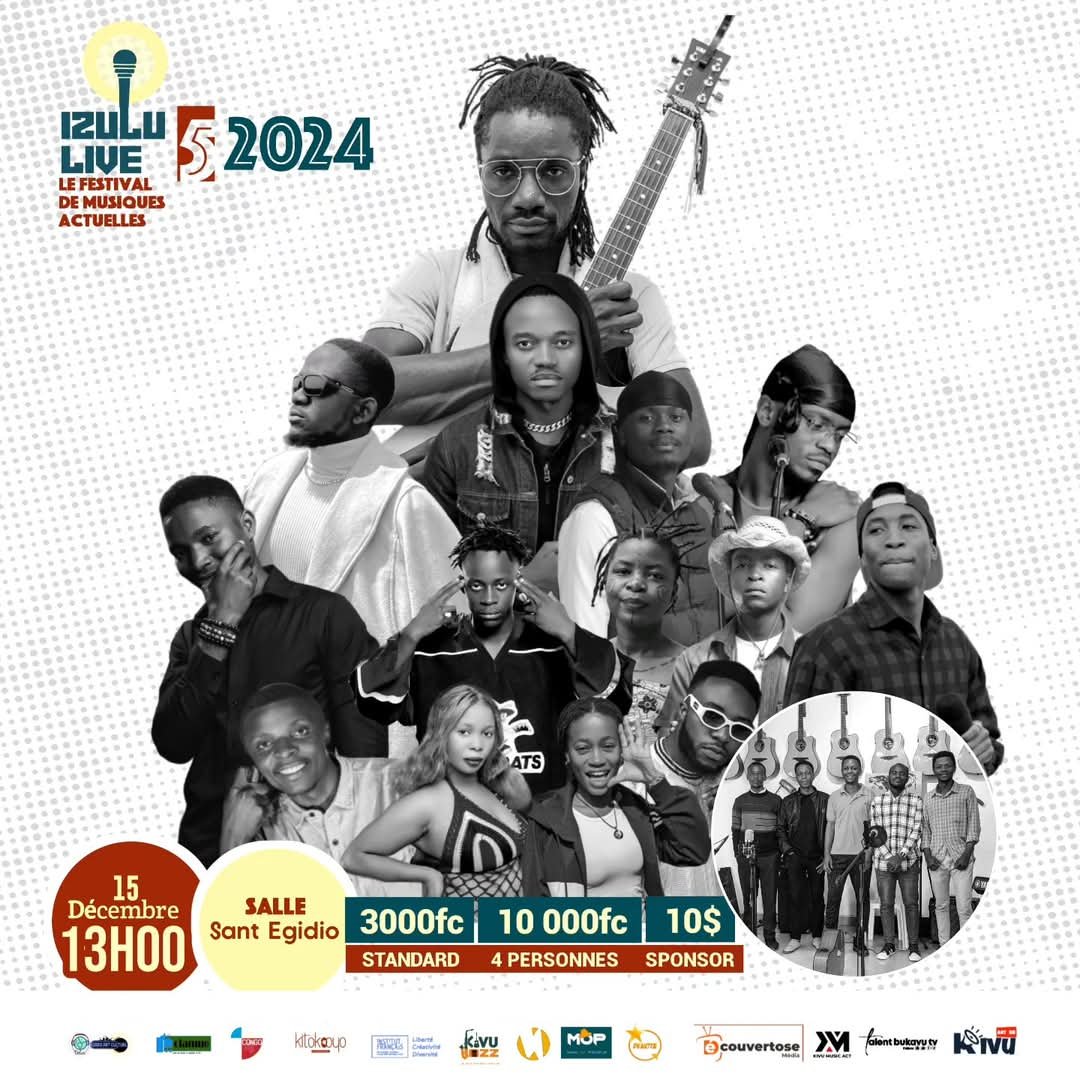 Bukavu/Culture : La ville de Bukavu vibre ce dimanche sous le rythme du festival Izulu Live