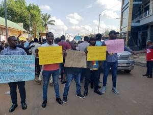 Sud Kivu / sit-in: La société civile du sud Kivu exige la fermeture des frontières avec le Rwanda