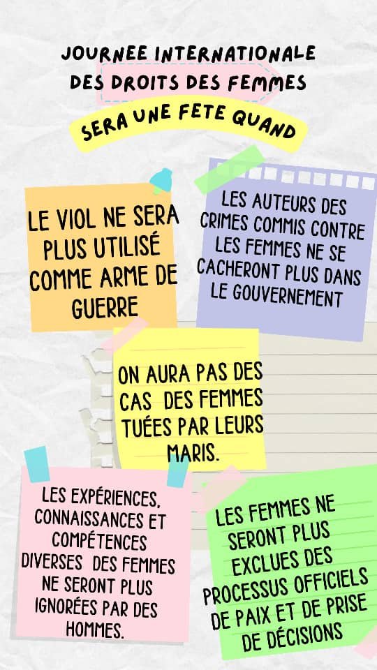 JIF 2025 : les revendications des femmes s&rsquo;articulent autour des droits, de l&rsquo;égalité et de l&rsquo;autonomisation