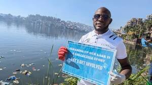 Journée de l’eau : 80 sacs des déchets plastiques collectés au littoral du lac Kivu par des organisations des jeunes écologistes