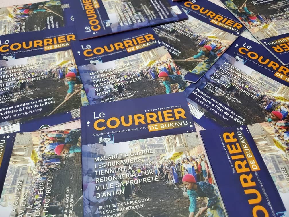 Bukavu: Le Courrier de Bukavu new look  Découvrez la une du numéro 005 de votre Magazine
