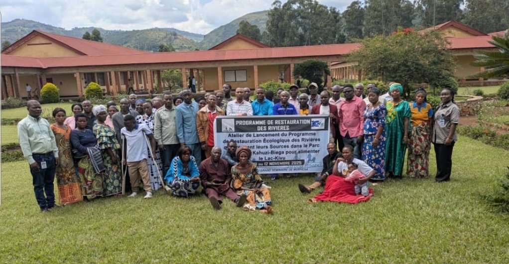 Kabare : Strong Roots Congo lance le Programme de restauration écologique des rivières issues du PNKB
