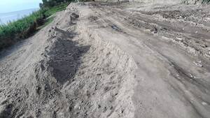 Idjwi : La route entre les chefferies Ntambuka et Rubenga gravement dégradée par l’exploitation incontrôlée du sable