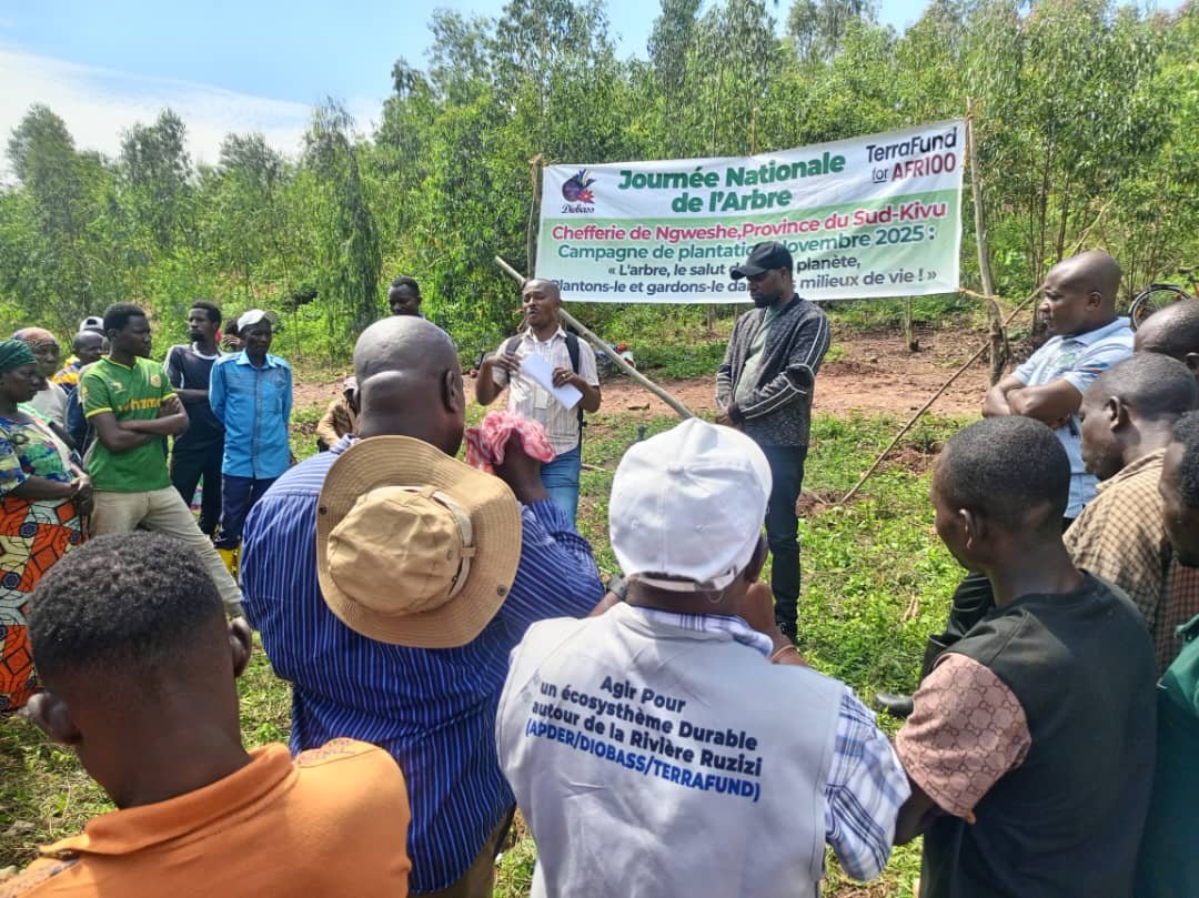 Kamanyola /Environnement : la plateforme DIOBAS lance une vaste campagne de reboisement pour la restauration des écosystèmes autour de la rivière Ruzizi et lutter contre les effets des changements climatiques