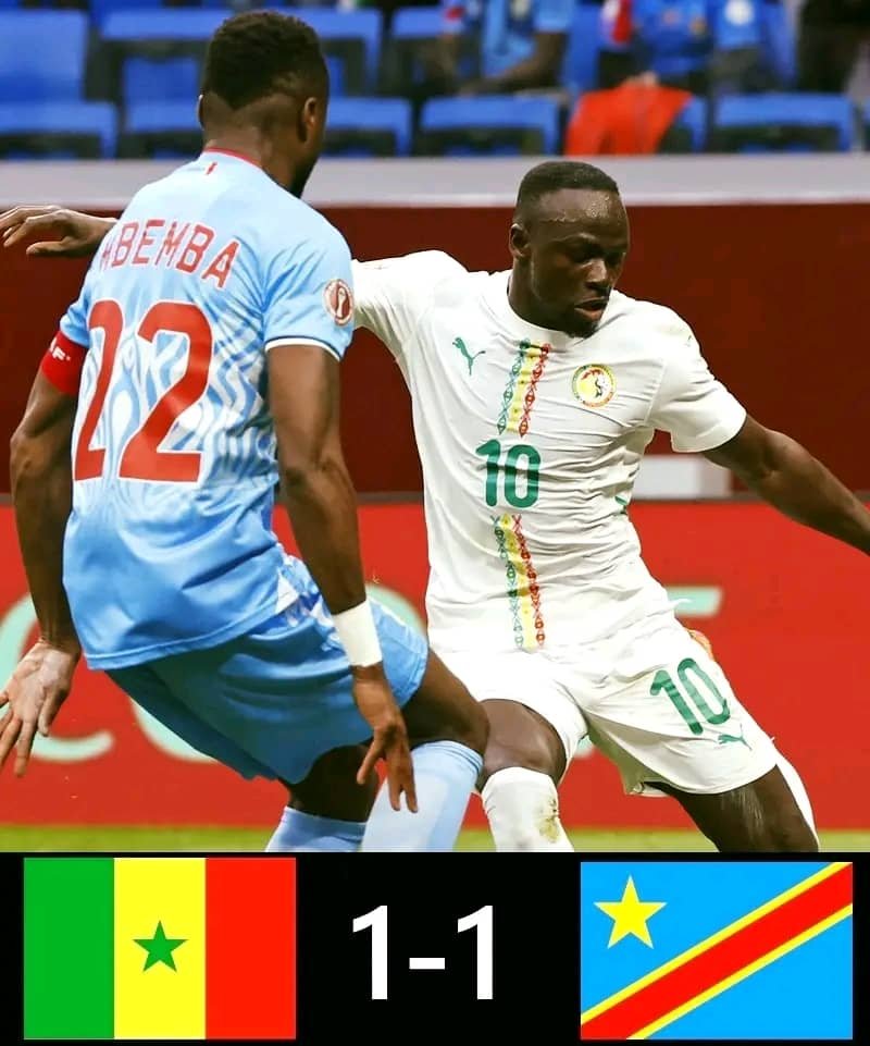 CAN 2025 : la RDC et le Sénégal se quittent dos à dos (1-1)