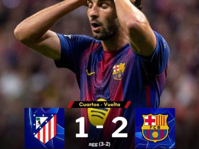 Ligue des Champions : Victoire insuffisante du FC Barcelone face à l’Atlético, élimination frustrante malgré une belle performance