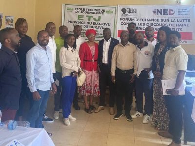 Sud-Kivu : Journalistes et responsables des médias unissent leurs voix contre les discours de haine