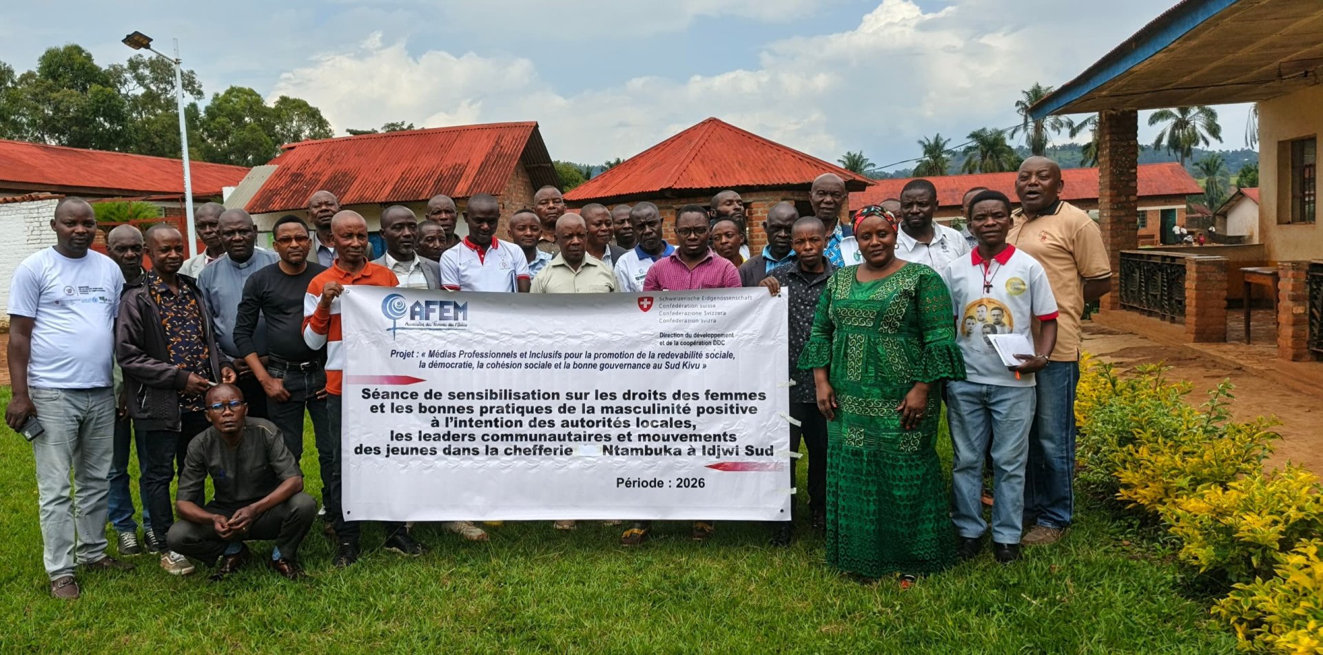 Idjwi : Des Leaders communautaires mobilisés pour promouvoir la masculinité positive et combattre les violences faites aux femmes