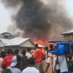 Bukavu : Un violent incendie ravage plus de dix habitations à Nyalukemba, la société civile appelle à une aide d’urgence