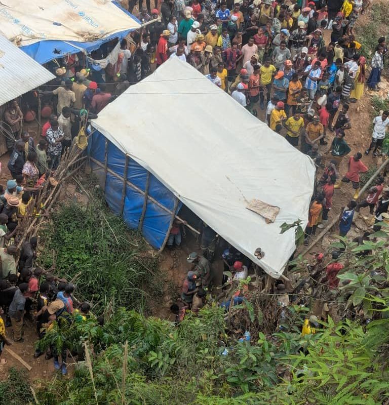 Kamituga : Quatre morts et quinze blessés dans un éboulement sur un site minier à Mabela, le MCMR appelle au renforcement des mesures de sécurité