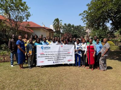 Sud-Kivu : 30 journalistes outillés par l’AFEM s’engagent à serrer la vis en matière de vérification des faits avant toute publication