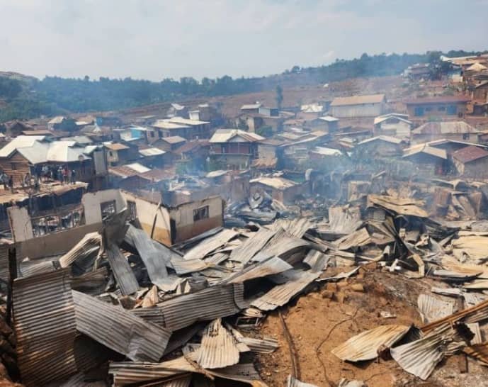 Bukavu : Cinq membres d’une même famille périssent dans un incendie, les sinistrés lancent un SOS